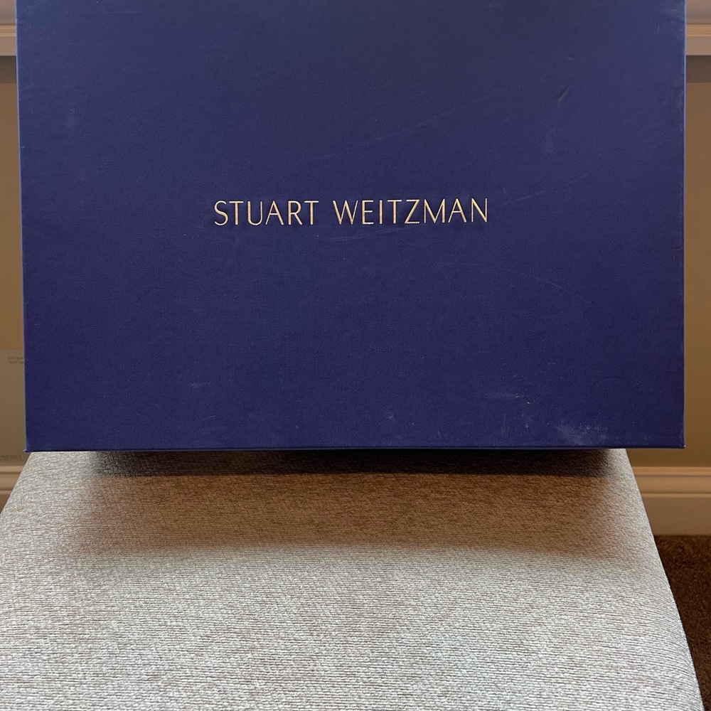 NIB Stuart Weitzman Hinterland Black Suede Over the Knee Boots Size 6.5 - Picture 7 of 11